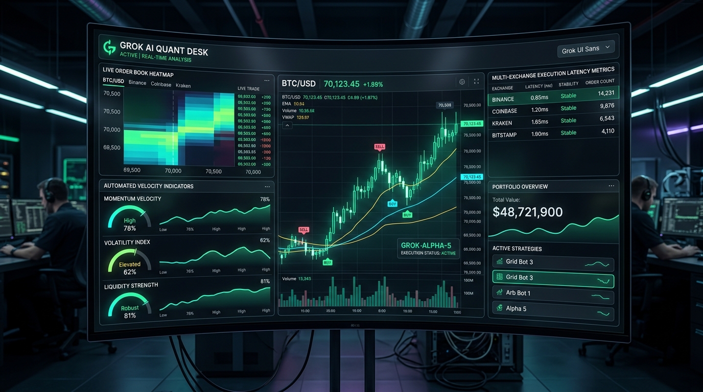 Building an Autonomous Grok Trading Bot: Real-Time Crypto & Stock Velocity