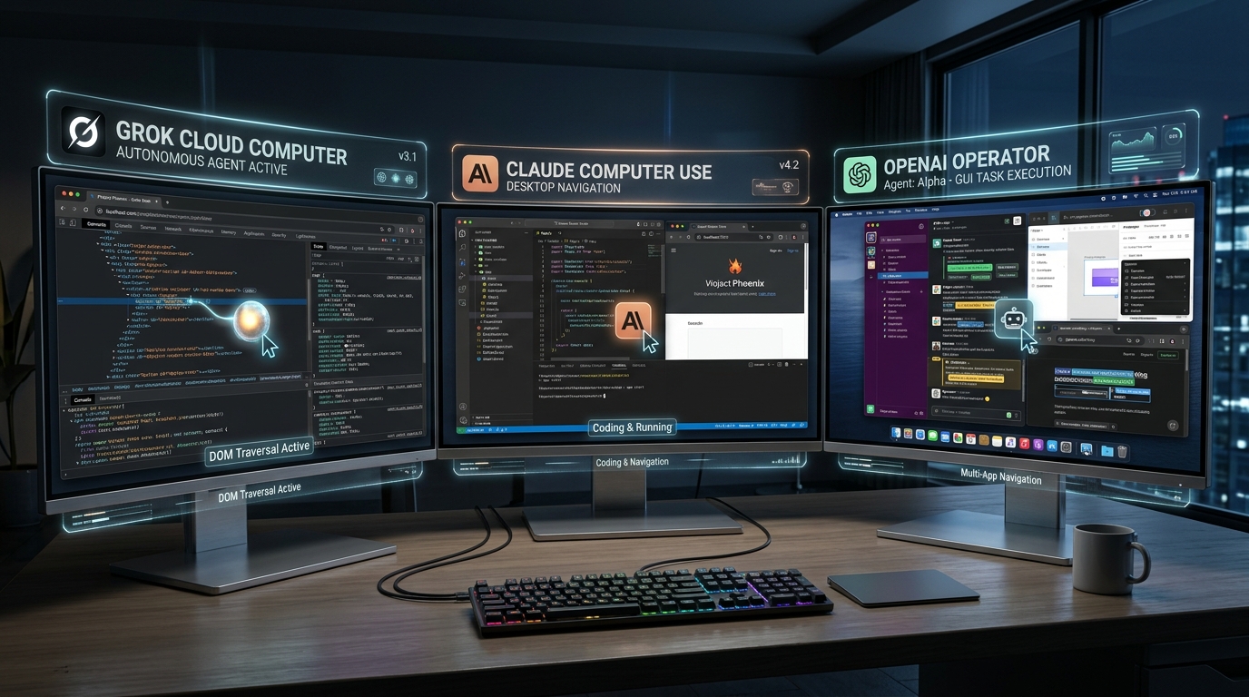 Grok Bot vs. Claude Computer Use & OpenAI Operator: Which Agent Wins?