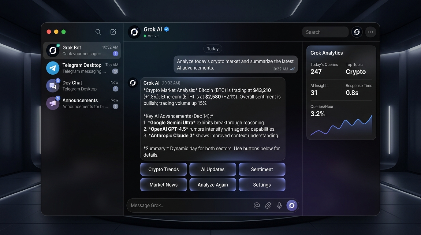 Grok Telegram Inline Keyboard